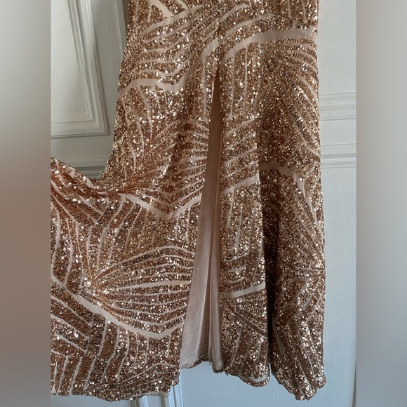 Rose Gold Evening Gown - Picture 5 of 5